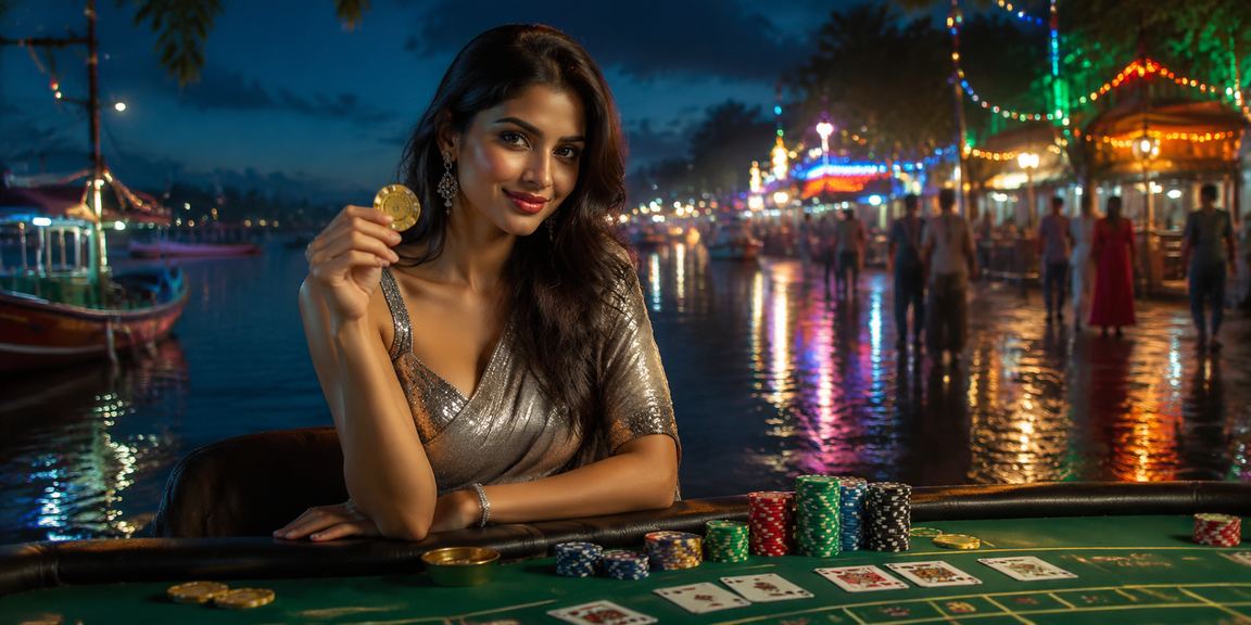খুলনায় রাতের নিয়ন আলোয় ব্যাকারাট গেমিং পরিবেশ
